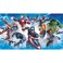 RoomMates Marvel Avenger Gallery Art Blue Peel and Stick Wall Mural by RMK11411M
