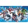 RoomMates Marvel Avenger Gallery Art Blue Peel and Stick Wall Mural by RMK11411M