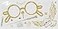 RoomMates Harry Potter Glasses Giant Peel and Stick Wall Decal Vinyl