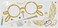 RoomMates Harry Potter Glasses Giant Peel and Stick Wall Decal Vinyl