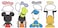 RoomMates Disney Mickey Friends Peel and Stick Wall Decals with Dry Erase by RoomMates RMK3579SCS Blue Red Brown