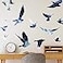 RoomMates RMK4306GM Blue Birds In Flight Peel and Stick Giant Wall Decals