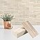 StyloVue 100 Pieces Peel and Stick Backsplash for Kitchen 3 x 6 PVC Subway Tile Upgraded Grayish Beige with Gray Grout Backsplash Stick on Tile Elevate Kitchen Bathroom FireplaceRV