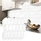 Vamos Tile Upgraded Thicker Design Peel and Stick Backsplash Tile 10Sheet White with Gray Grout Self Adhesive Vinyl Wall Tiles Stick on Backsplash for Kitchen BathroomRV