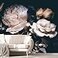 MFWFM Dark Floral Wallpaper Peony Wall Mural Room Wall DecorNot Peel n Stick