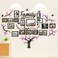Luming DIY Wall Decor Living Room Family Tree Wall Decor Sticker 3D Picture Frames Collage Wall Decor Living Room Decor