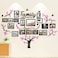 Luming DIY Wall Decor Living Room Family Tree Wall Decor Sticker 3D Picture Frames Collage Wall Decor Living Room Decor