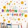 Leinuosen Kids Wall Decals Classroom Colorful Inspirational Decals Daycare Playroom Wall Decor Motivational Positive Saying StickerBe the Reason