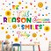 Leinuosen Kids Wall Decals Classroom Colorful Inspirational Decals Daycare Playroom Wall Decor Motivational Positive Saying StickerBe the Reason