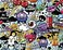 OhPopsi WALS0004 Graffiti Monster Wall Mural Multicolor