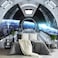 Fightal Space Ship 3D Space Wallpaper Bedroom Extra Large wall murals Living Room couches Mural 195x120Its not Peel and Stick