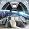 Fightal Space Ship 3D Space Wallpaper Bedroom Extra Large wall murals Living Room couches Mural 195x120Its not Peel and Stick