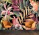 Reyhui Banana Leaf Large Wallpaper Tropical Flower Wall Mural for Living Room Bedroom Dining RoomNot SelfAdhesive