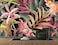 Reyhui Banana Leaf Large Wallpaper Tropical Flower Wall Mural for Living Room Bedroom Dining RoomNot SelfAdhesive