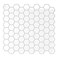 VEELIKE White Hexagon Peel and Stick Backsplash Tile 6Sheets Stick on Backsplash for Kitchen White Wall Tile Stickers for Bathroom Waterproof Adhesive Backsplash Tiles for Wall Laundry Room 12x12