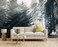 Toolhom Silk Cloth Wall Sticker Decoration Forest in The Fog Mural203 NonselfAdhesive Waterproof Wall
