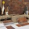Alwayspon 24Pcs 3x6 Peel and Stick Backsplash PE Tile Rustic Red Rock SelfAdhesive Brick Sticker Stick on Wall Tiles for Kitchen Bathroom