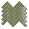 VEELIKE Olive Green Peel and Stick Tile Backsplash Herringbone Peel and Stick Backsplash for Kitchen Bathroom Walls 6 Sheets Green Peel and Stick Tile Waterproof Stick on Backsplash Tiles 12x12