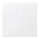 COMSTICKC Pure White Peel and Stick Backsplash10 Pcs 12x12Glossy White Peel and Stick Tiles Stickers Vinyl Backsplash Kitchen BathroomWaterproofRemovable