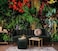 Jdayda Green Leaf Wallpaper Mural Tropical Botanical Leaves Wall Murals for Bedroom Living Room Not SelfAdhesive