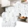 Vamos Tile Upgraded Thicker Design Peel and Stick Backsplash Tile 10Sheet Statury White with White Grout Self Adhesive Vinyl Wall Tiles Stick on Backsplash for Kitchen BathroomRVPantry