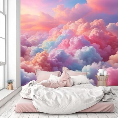 YQWDMX Colorful Cloud Nursery Wallpaper XT23 L 180 x 115