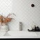 WalDecoo Arabesque Peel and Stick Backsplash for Kitchen Thicker Design 3D Self Adhesive Wall Tile 12x12 Peel and Stick Wall Tiles 10Sheet Stick on Tiles for Kitchen and Bathroom White