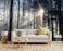 Toolhom Misty Forest Mysterious Sunrise Mural Forest Wallpaper Decorative Painting for Living Room Bedroom Dining Room DecorationNonselfAdhesive