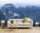 Toolhom Misty Forest Morning Landscape View Forest Wallpaper Mural for Living Room Bedroom Dining Room Background wallNonselfAdhesive