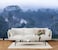 Toolhom Misty Forest Morning Landscape View Forest Wallpaper Mural for Living Room Bedroom Dining Room Background wallNonselfAdhesive