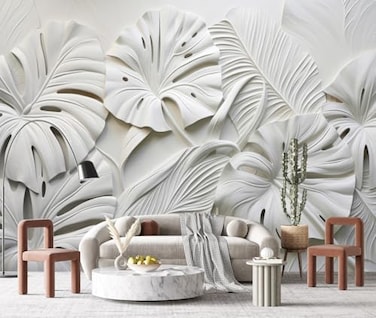 YQWDMX 3D Plant Living Room Wallpaper XT22 S 100 x 65