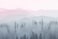 Reyhui Misty Forest Mountains Nature Wallpaper for Interior Wall Decoration Bathroom Living Room Bedroom Background Wall muralsNot Peel and Stick