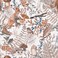 Blooming Wall Cute Animals in Green Forest Peel and Stick Wallpaper Removable Self Adhesive Wall Mural Wall Decor