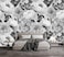 YQWDMX Gray Peony Bedroom Wallpaper Mural Mural50 M 140 Wx102 HNot Peel and Stick
