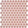 CHIHUT 16 Sheets 12x12 Pink Penny Round Peel and Stick Backsplash Tiles Thick Waterproof Self Adhesive Stick on Backsplash for Bathroom Kitchen Removable Renter Friendly Wall Tiles for Living Room