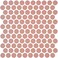 CHIHUT 16 Sheets 12x12 Pink Penny Round Peel and Stick Backsplash Tiles Thick Waterproof Self Adhesive Stick on Backsplash for Bathroom Kitchen Removable Renter Friendly Wall Tiles for Living Room
