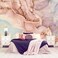 MFWFM Pink Marble Wallpaper Abstract Texture Wall Mural for Bedroom Living Room Not Peel n Stick