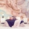 MFWFM Pink Marble Wallpaper Abstract Texture Wall Mural for Bedroom Living Room Not Peel n Stick