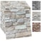 YU LI 3DH 10PCS 3D Wall Panels Peel and Stick Foam 3D Brick Wallpaper Peel and Stick Faux Stone Wall Panel SelfAdhesive Wallpaper 10PCS Rock Color