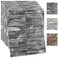 YU LI 3DH 10PCS 3D Wall Panels Peel and Stick Foam 3D Brick Wallpaper Peel and Stick Black Faux Stone Wall Panel SelfAdhesive Wallpaper 10PCS Black