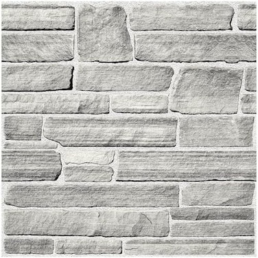 Commomy Peel and Stick Stone Wall Panels 10 Pcs 118 x 118Thin Ultralight PVC 3D Stone Wall Panels for Kitchen Fireplace Bedroom Quick Interior Wall Tiles