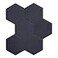 SMART TILES Peel and Stick Backsplash 5 Sheets of 1061 x 956 3D Adhesive Peel and Stick Tile Backsplash for Kitchen Bathroom Wall Tile Dark Grey Pack of 5
