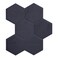 SMART TILES Peel and Stick Backsplash 5 Sheets of 1061 x 956 3D Adhesive Peel and Stick Tile Backsplash for Kitchen Bathroom Wall Tile Dark Grey Pack of 5