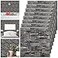 Tinlade 30 Pcs 2881 Sq ft 3D Wall Panels Peel and Stick Foam Brick Wallpaper Printable Faux Brick Wall Panels Decorative Self Adhesive Tiles WaterproofRock Black