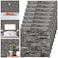 Tinlade 30 Pcs 2881 Sq ft 3D Wall Panels Peel and Stick Foam Brick Wallpaper Printable Faux Brick Wall Panels Decorative Self Adhesive Tiles WaterproofRock Black