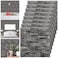 Tinlade 30 Pcs 2881 Sq ft 3D Wall Panels Peel and Stick Foam Brick Wallpaper Printable Faux Brick Wall Panels Decorative Self Adhesive Tiles WaterproofRock Black