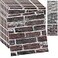 YLL YLL 10PCS 3D Wall Panels Peel and Stick 3D Brick Wallpaper Peel and Stick Faux Stone Wall Panel Foam Brick SelfAdhesive Wallpaper Red10pcs