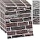 YLL YLL 20PCS 3D Wall Panels Peel and Stick 3D Brick Wallpaper Peel and Stick Faux Stone Wall Panel Foam Brick SelfAdhesive Wallpaper Red20pcs