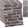 YLL YLL 20PCS 3D Wall Panels Peel and Stick 3D Brick Wallpaper Peel and Stick Faux Stone Wall Panel Foam Brick SelfAdhesive Wallpaper Red20pcs