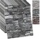 YLL YLL 20PCS 3D Wall Panels Peel and Stick 3D Brick Wallpaper Peel and Stick Faux Stone Wall Panel Foam Brick SelfAdhesive Wallpaper Black 20pcs